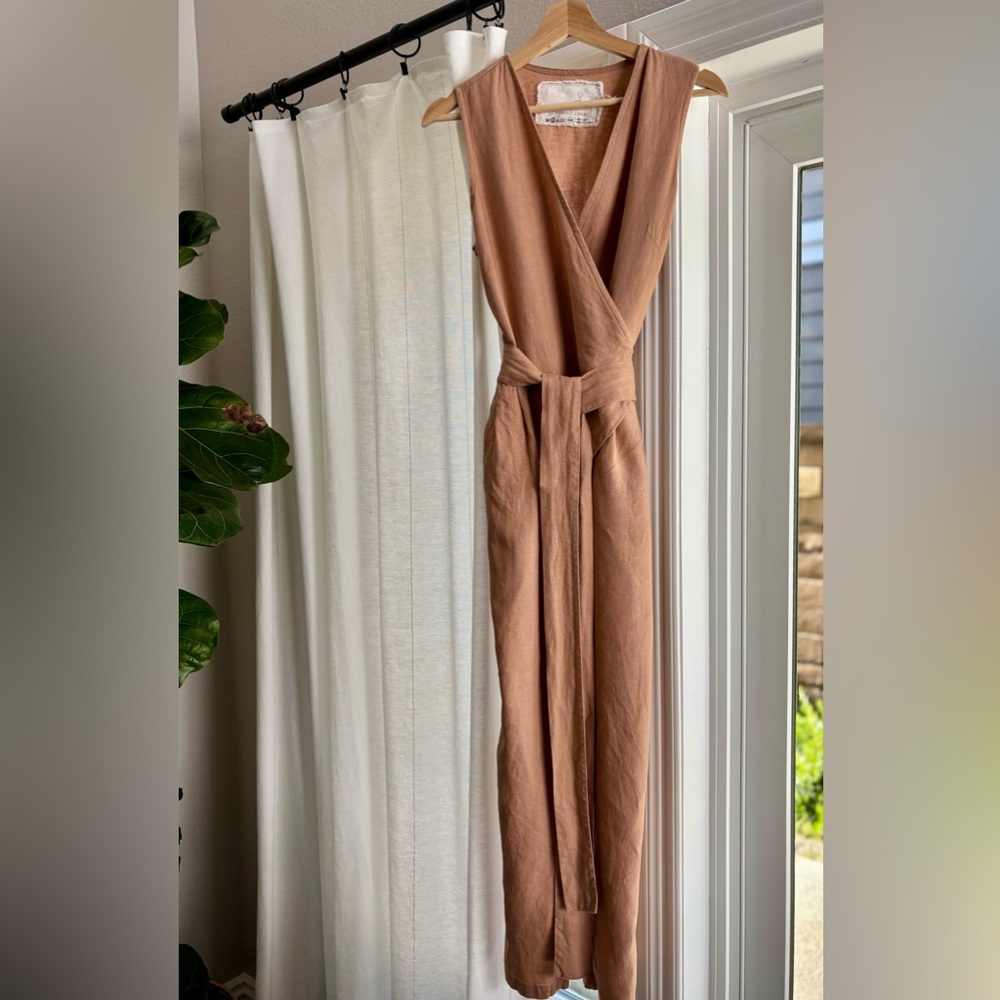 notPERFECTLINEN Size S/M Margaret Jumpsuit